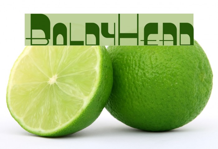 BoldyHead Schriftart examples