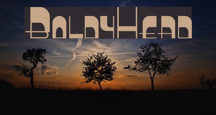 BoldyHead Schriftart examples