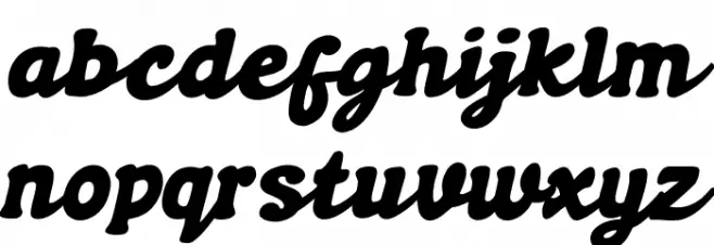 Boldywolf 字体 小写