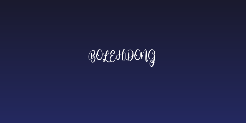 Bolehdong Social Header