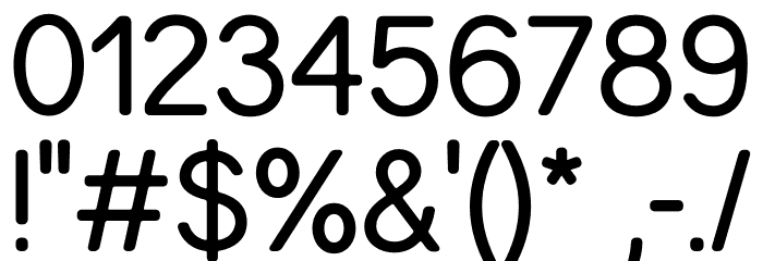 Boleon Font OTHER CHARS