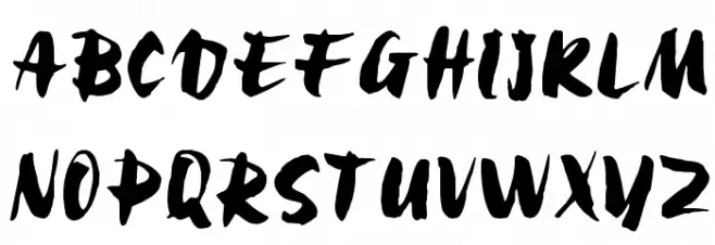 Bolid Font Litere mari