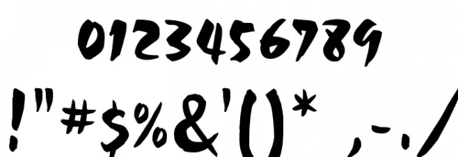 Bolide Regular Font OTHER CHARS