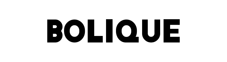Bolique  नि: शुल्क फ़ॉन्ट्स डाउनलोड