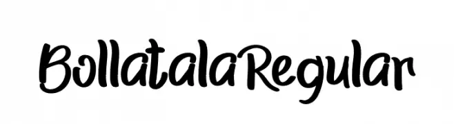 BollatalaRegular  Fuentes Gratis Descargar