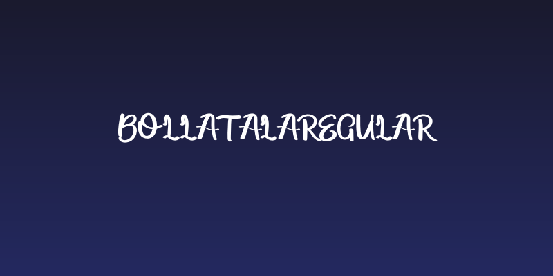 BollatalaRegular Social Header