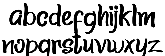 BollatalaRegular Font LOWERCASE