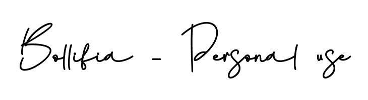 Bollifia - Personal use 