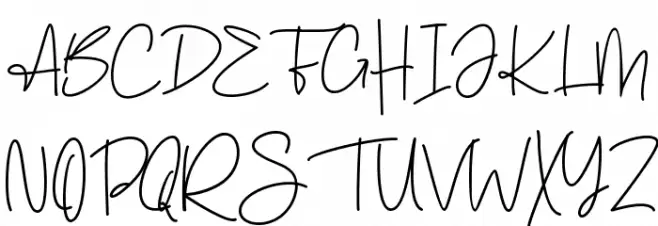 Bollifia - Personal use フォント 大文字