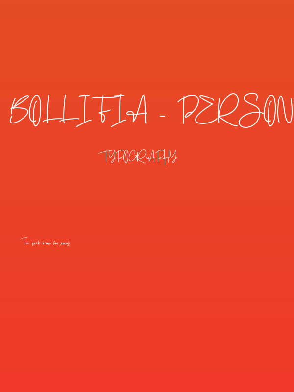Bollifia - Personal use Poster