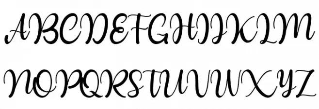 Bollinsh Hunt Personal Use Only Schriftart Groß