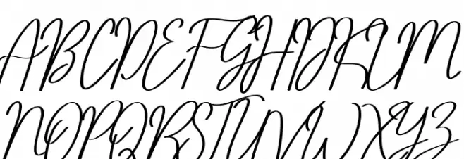 Bolliver Demo Schriftart Groß