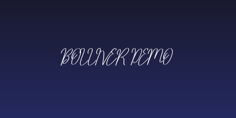 Bolliver Demo Social Header