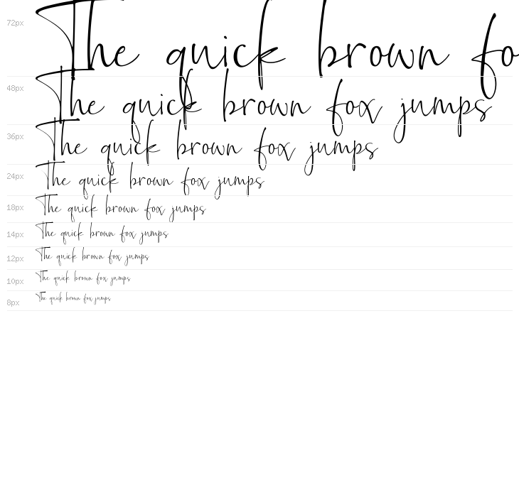 Bollivia Rosilla Script Waterfall