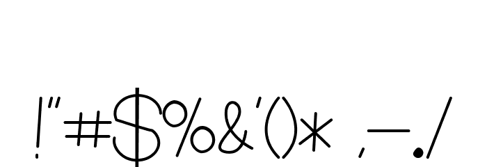 Bollolo Font OTHER CHARS