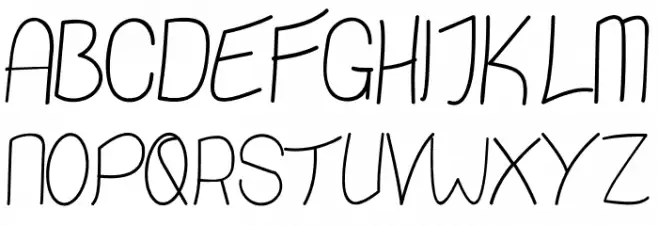 Bollolo Schriftart Groß