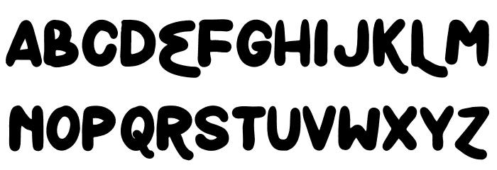 Bolobolo Font LOWERCASE