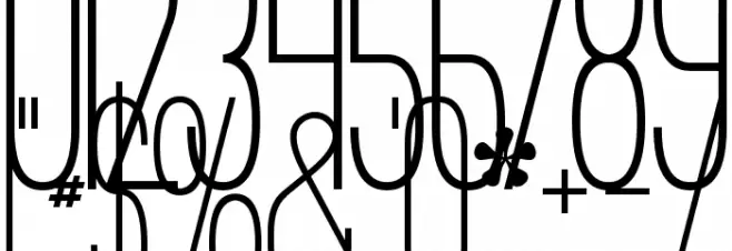 Bologna Sansish Font OTHER CHARS