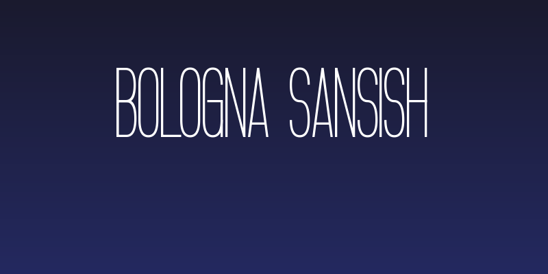 Bologna Sansish Social Header