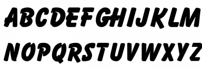 Bologna Font UPPERCASE