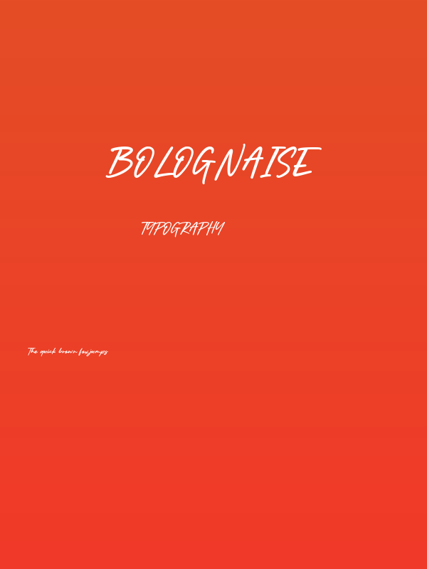 Bolognaise Poster