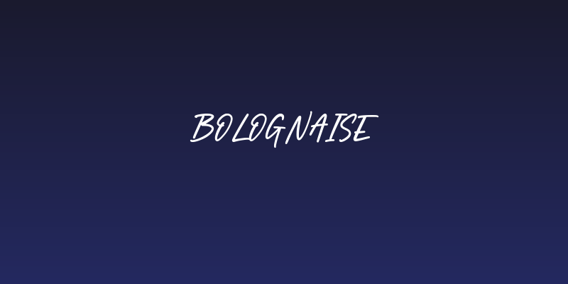 Bolognaise Social Header