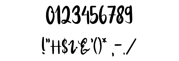 Bolsen Font OTHER CHARS