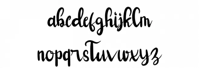 Bolsen Font LOWERCASE