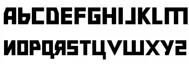 Bolshevik Black خط أحرف كبيرة