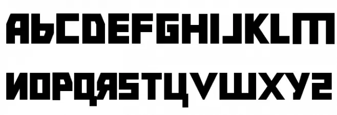 Bolshevik Black फ़ॉन्ट लोअरकेस