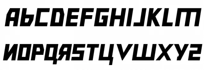 Bolshevik Bold Oblique Polices MAJUSCULES