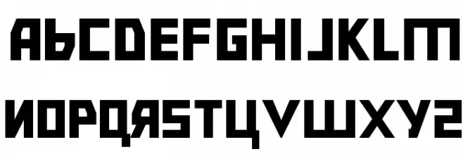 Bolshevik Bold Schriftart Groß