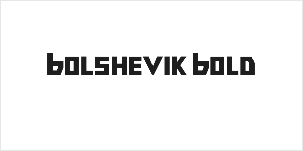 Bolshevik Bold Logo
