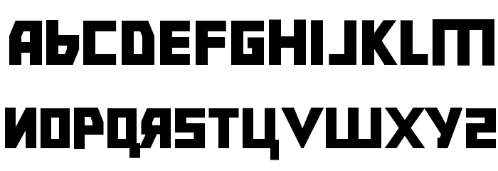 Bolshevik Bold Font LOWERCASE