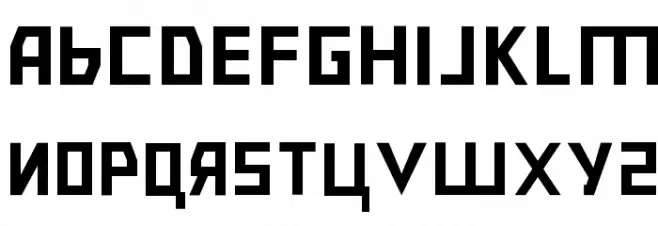 Bolshevik Superlight Polices MAJUSCULES