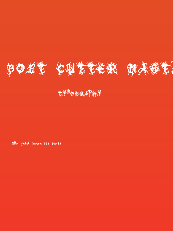 Bolt Cutter Nasty Poster