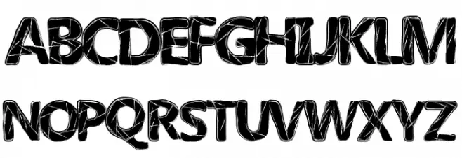 BoltLight 字体 大写