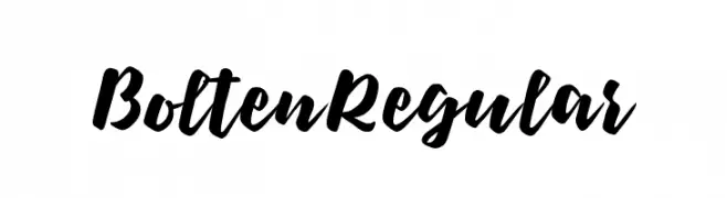 BoltenRegular  Frei Schriftart Herunterladen