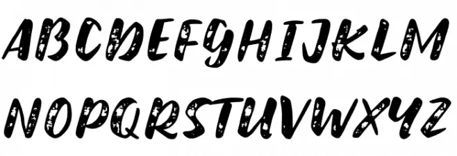 BoltenRough Schriftart Groß