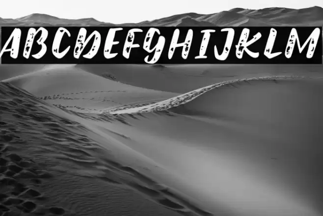 BoltenRough Font examples