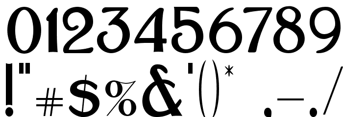 Bolton Sans Font Alte caractere