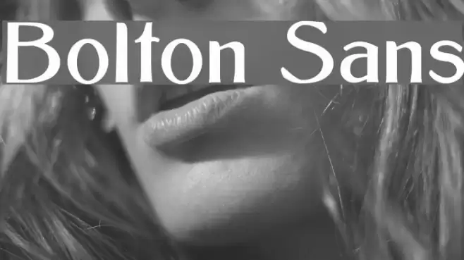 Bolton Sans Font examples