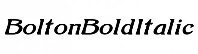 BoltonBoldItalic  नि: शुल्क फ़ॉन्ट्स डाउनलोड