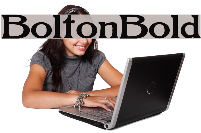 BoltonBold Font examples