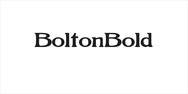 BoltonBold Logo