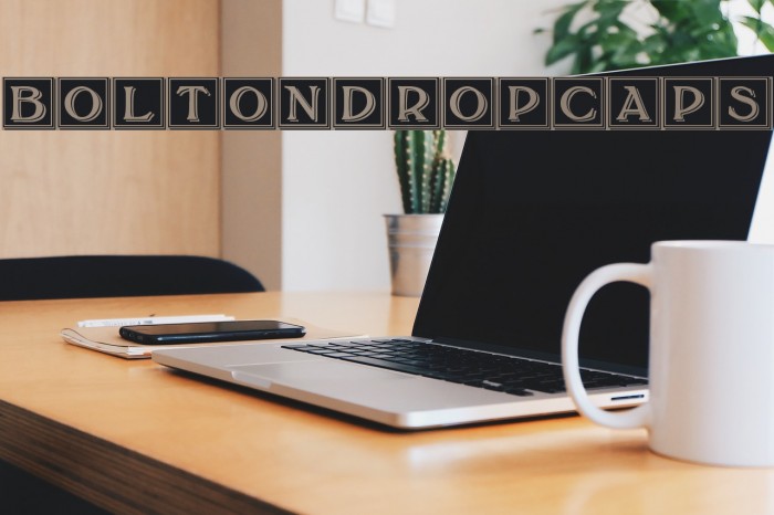 BoltonDropCaps Font examples