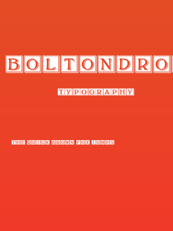BoltonDropCaps Poster
