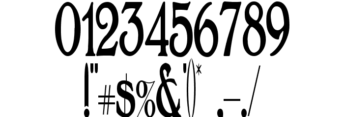 BoltonElongated Font Alte caractere