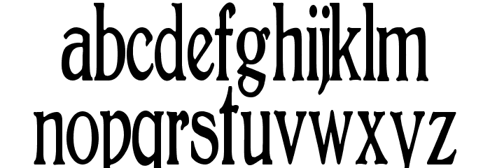 BoltonElongated Font Litere mici