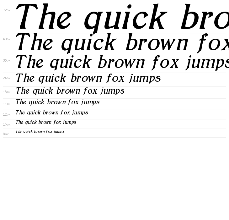 BoltonItalic Waterfall